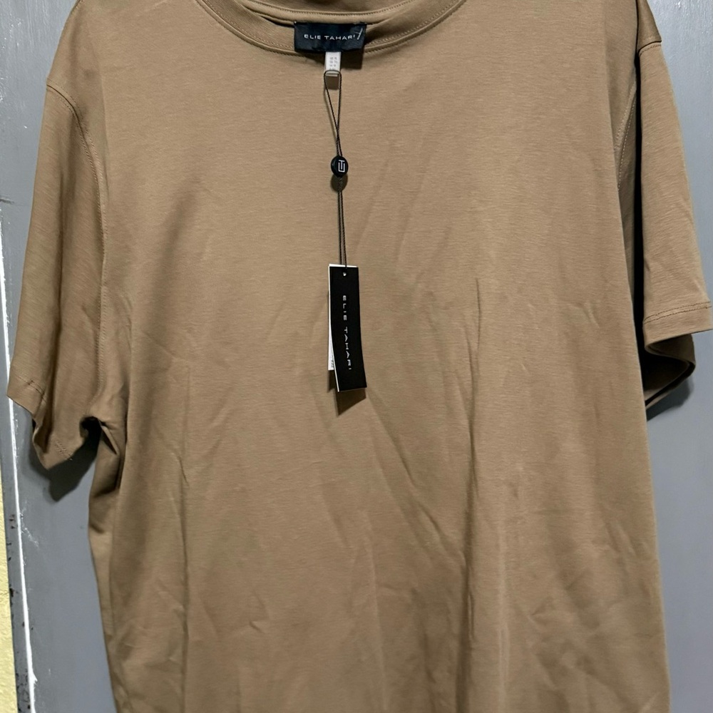 Elie Tahari Beige Sweater - XL